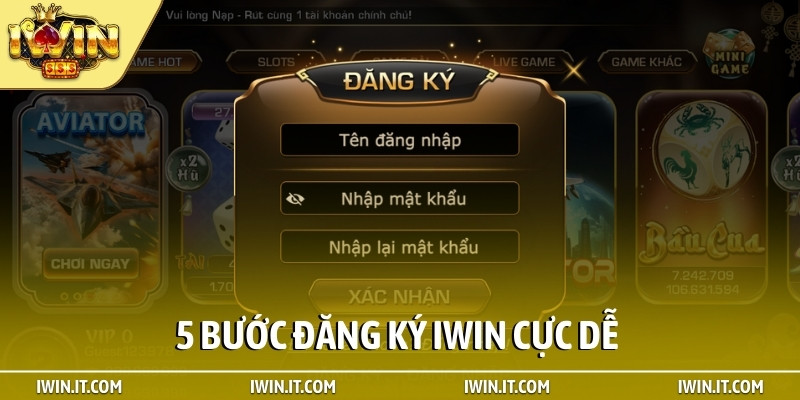 5 bước đăng ký iWIN cực dễ