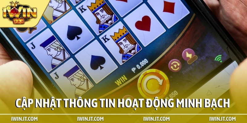 Cập nhật thông tin hoạt động minh bạch